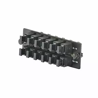 Panduit FAPH1212BLMPO Fiber Adapter Panels  Twelve Key-up/Key-down MPO Adapters • $285