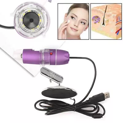 1x USB Digital Microscope Endoscope Skin Hair Follicle Scalp Detector 50X-500X • $35.25