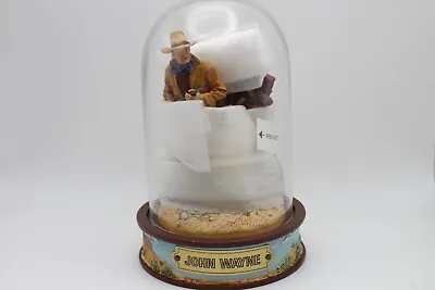 Franklin Mint John Wayne Cattle Baron Glass Domed Sculpture • $45