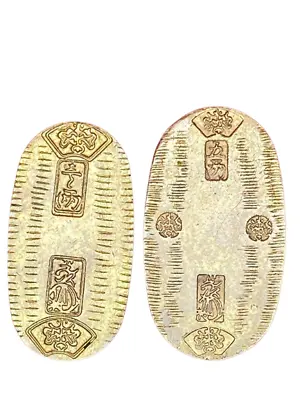 [No Appraisal] Bunsei Koban Tenpo Goryo Gold 2 Sheets 2308M • $69