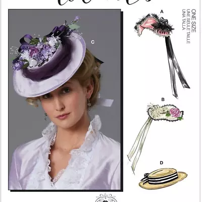 McCalls M8079 Sewing Pattern - Misses Historical Hats • $7.95