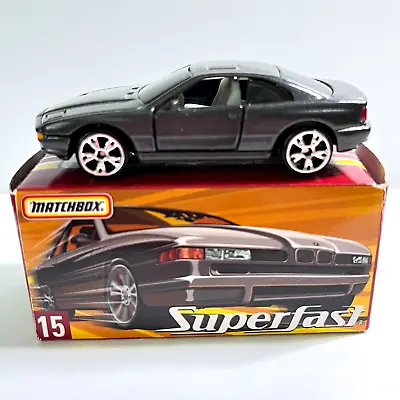 Matchbox 2005 Superfast BMW 850i SF15 USA Only With Box Minty • $13.99