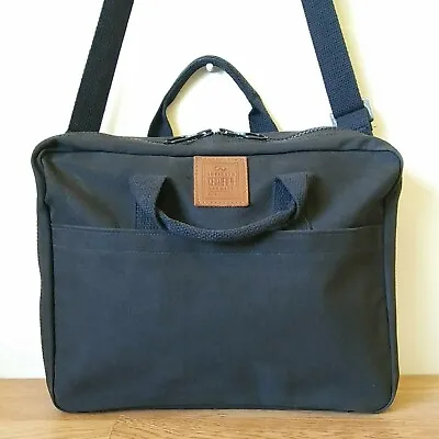 Business Messenger Crossbody Briefcase Laptop Shoulder Bag Double Handles Black • $16.50