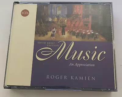 Music: An Appreciation Brief Edition 4CD Set - Audio CD -  With Booklet • $8.50