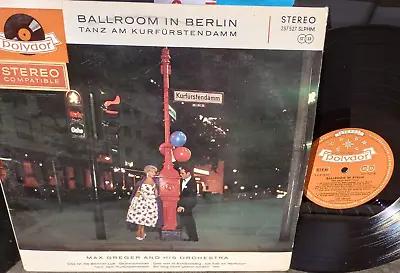 Jazz Lp Max Greger Ballroom In Berlin	237 527 Slphm  Vg++   Spin Cleaned !! • $20