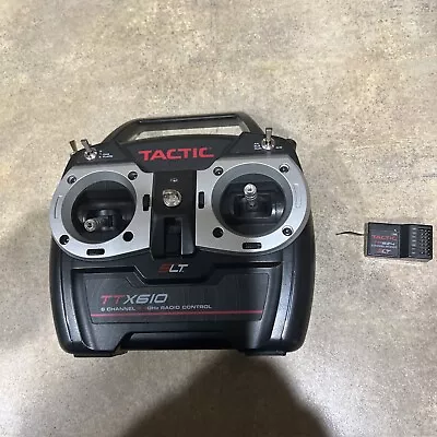 Tactic TTX610 610 RC Remote Control Airplane SLT 2.4ghz Transmitter And Receiver • $90