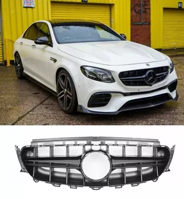 ✅ Radiator Grill For Mercedes-Benz E-Class W213 C238 AMG E63 LOOK BLACK • $116.03