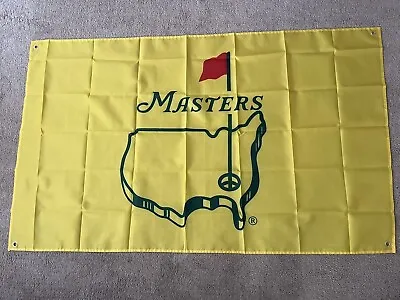 NEW Masters 3x5 Yellow Banner Flag FREE Shipping  • $19