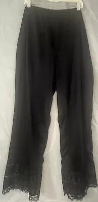 Velrose Slip Pantaloons Pants 3x Women’s Undergarments Black Nylon Pants Petti • $19.99