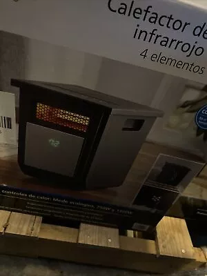 Mainstays 1500W 4-Element Infrared Quartz Heater  (NEW Free Priority Shipping!) • $40