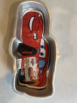 Wilton Disney Pixar Cars Lightning McQueen Cake Pan Mold Tin 2105-6400 NEW • £9.45