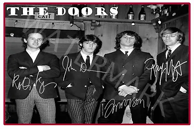 The Doors Jim Morrison Large Signed 12x18 Inch Photograph Poster - Top Quality  • $28.95