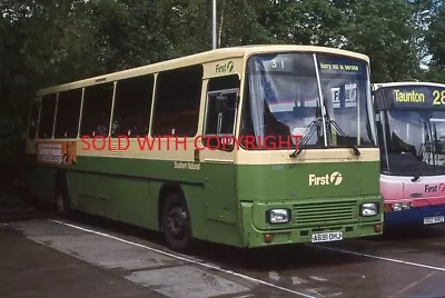 35mm Original Bus Slide First Southern National A691 OHJ (Ex Eastern National) • £4.99