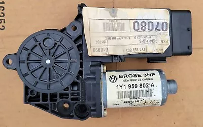 03-10 Vw Volkswagen New Beetle Convertible Right Passenger Side Window Motor Oem • $89.95