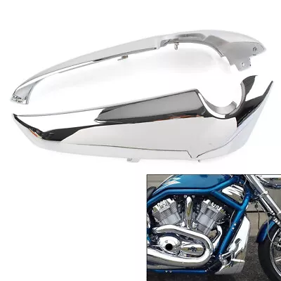 $89.99 • Buy Radiator Side Covers Shrouds For Harley V Rod VROD VRSC 2001 &Up Chrome