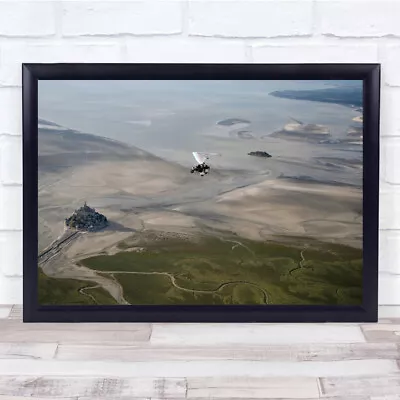 Ulm France Bretagne Mont Saint Michel Aerial St Landscape Glider Wall Art Print • $25.85