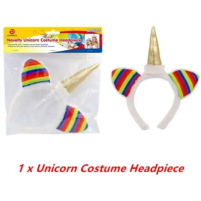 $9.99 • Buy Unicorn Costume Headband Horn Headpiece Decoration Party Fancy Hair Cosplay