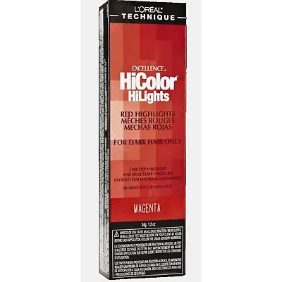 L'Oreal Excellence HiColor Magenta HiLights 1.2 Oz (Pack Of 2) • $13.95