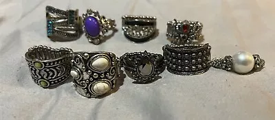 9 Unique Vintage Rings With Flexible Bands • $17.99