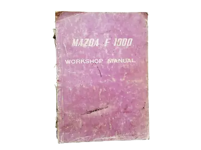 Mazda F1000 1000 Ute Bongo Van 1975 - Warranty Book Workshop Owners Manual 267 • $99