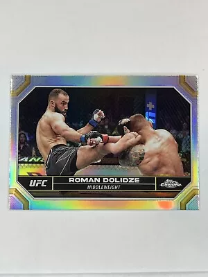 2024 Topps Chrome UFC #167 Roman Dolidze Refractor • $1.91