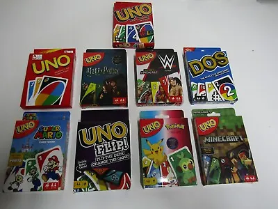 £4.89 • Buy UNO WILD Card Game  Pokémon Harry Potter DOS WWE Family Children Friends Party