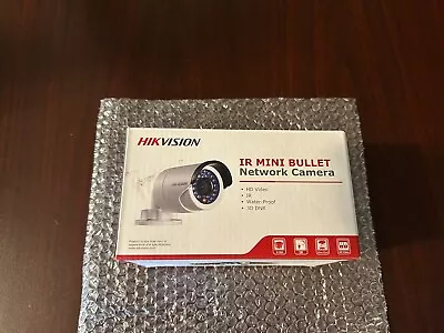 New Hikvision Mini IR HD IP66 Bullet Network 3D DNR Security Camera 6MM. C Photo • $35