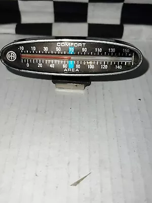 Vintage Dash Magnetic Thermometer GM Chevrolet Auto Accessory Ford Dodge • $105.01