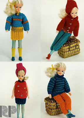 £2.89 • Buy Knitting Pattern Copy 2543.   Dolls Clothes Outfits For Barbie Sindy Etc  DK