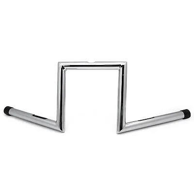 Chrome Z Bar 6  Rise Handlebars For Harley Softail Dyna Sportster Bobber Chopper • $86.17