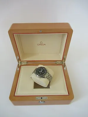 £74 • Buy Omega Replacementt Oak Wooden Watch Box Complete With All The Accessories
