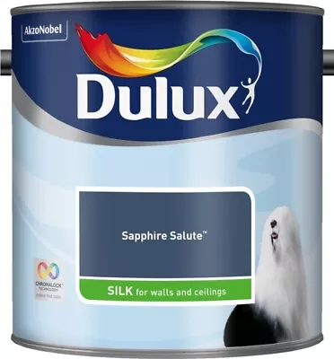 £21.99 • Buy Dulux Silk Emulsion - 2.5L - Sapphire Salute - Paint - Blue