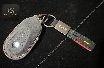 Premium Alcantara Leather Key Cover Case For Mercedes W206 C43 Exclusive Gift • $108