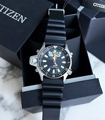 Citizen Promaster Aqualand - Brand New In Box! Black/silver Mens Divers Watch • £323