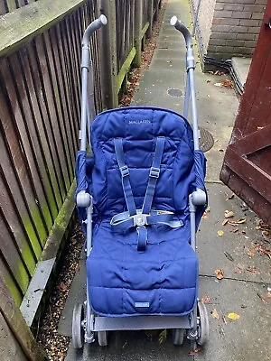 Maclaren Techno XLR Navy Soft Blue Single Seat Stroller • £25