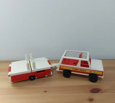 £5 • Buy Vintage Fisherprice Little People Camper Van Car