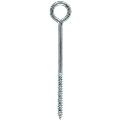 Hampton 02-3463-237 Zinc-Plated Steel Eyebolt 1/4 X 5 L In. (Pack Of 10) • $11.51