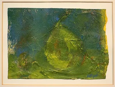 Original Abstract Irish Art Oil Painting PEAR By Irish Artist RAY GILLESPIE • £140