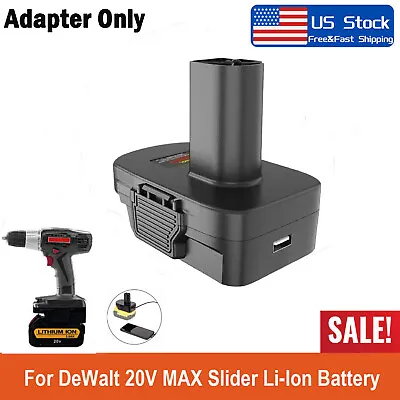 Adapter For Dewalt For Milwaukee 18V Li-ion Battery To For Craftsman 19.2V Tools • $12.99