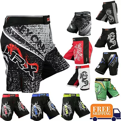 MMA Shorts Grappling UFC Boxing Muay Thai Mens Cage Fight Trunks Slim Fit  • $16.99