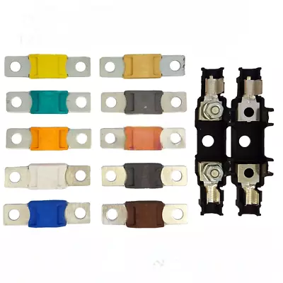 Mega Fuse & Mega Fuse Holder Car Van Boat Heavy Duty Strip Fuse (100A - 500A) • £8.99