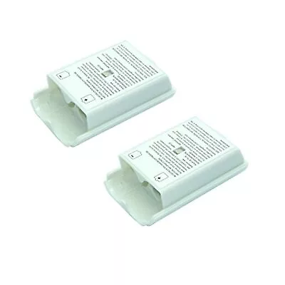 2X White Battery Cover For Microsoft Wireless Controller For Xbox 360 Xbox 360 • $6.78