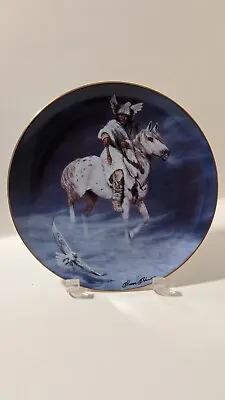 Vtg The Porcelain Gallery Indian On Horse Wall Plate • $19.99