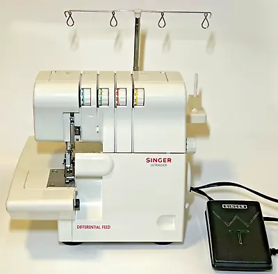 TESTED Singer 14SH654 Ultralock Serger Sewing Differential Feed With Foot Pedal • $127.99