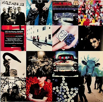 U2- Achtung Baby 30th Anniversary 2-LP (NEW SEALED 2021 Limited Vinyl + Poster) • $24.85