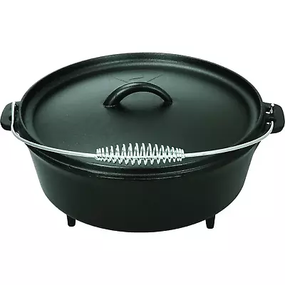 Ozark Trail G2609-A01 5-Quart Cast Iron Dutch Oven With Spiral Bail Handle • $24