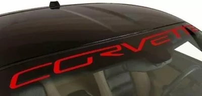 Corvette Windshield Decal Sticker : 2005-2013 C6 • $51.95