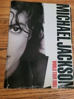 MICHAEL JACKSON WORLD TOUR 1988 Concert Program AUTOGRAPHED BY LOLA FALANA • $49.99