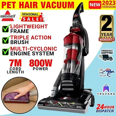 Pet Hair Vacuum Cleaner Bagless Bissel Powerlifter Upright Carpet Brush Tool NEW • $202.95