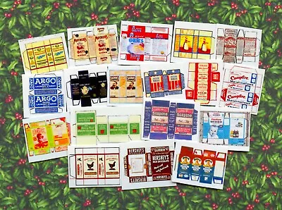 1:24 Half Inch Scale 18 DIY Dollhouse Miniature Assorted Boxes # 2 • $2.89